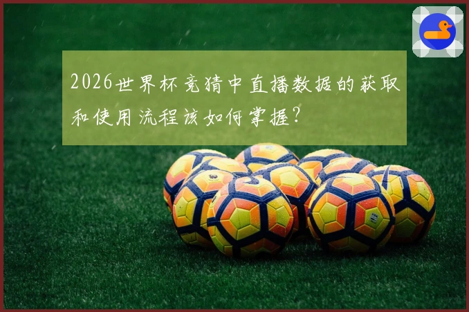2026世界杯竞猜中直播数据的获取和使用流程该如何掌握？